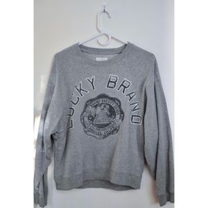 Heather Grey Pullover Knit Crewneck
